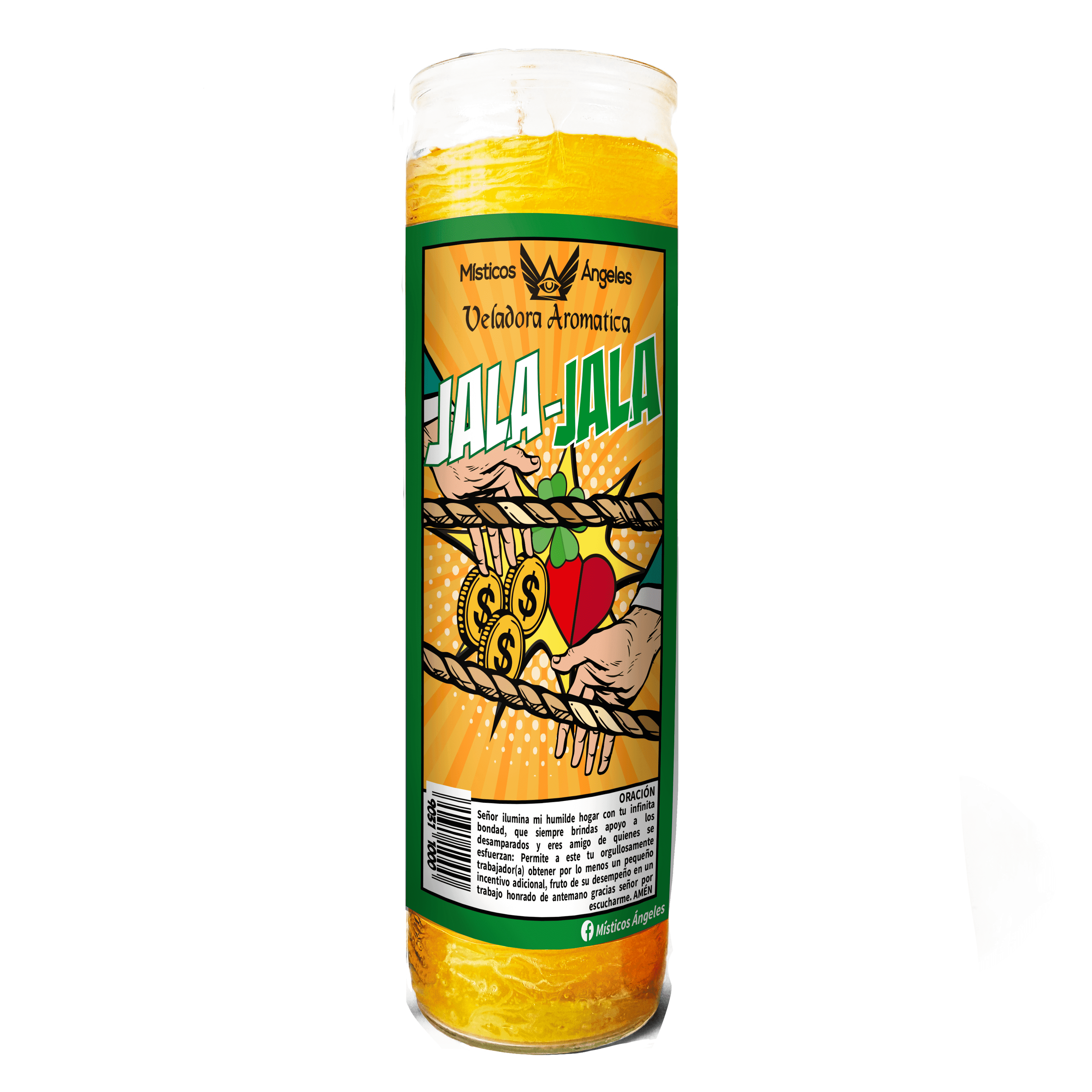 Veladora JalaJala Misticos Ángeles